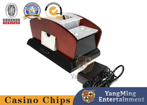 acheter Le bois universel à double fonction de Shuffler de tisonnier de Gambing a coloré la plate-forme 2 des cartes de jeu fabrication en ligne