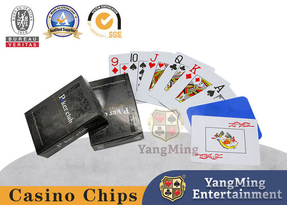 acheter Table de Texas Hold'em en plastique 100% PVC, cartes de jeu étanches rouge et bleu spécifiques au casino fabrication en ligne