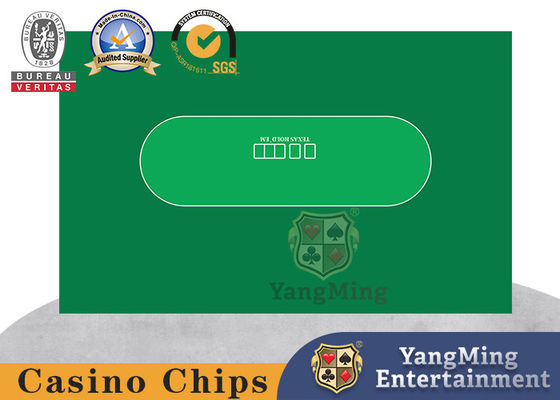 acheter Nappe faite sur commande de impression sans mots ovale d'Esign Texas Holdem Poker Felt Casino fabrication en ligne