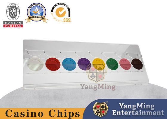 acheter Tisonnier acrylique transparent horizontal Chip Stand de la roulette 16 fabrication en ligne