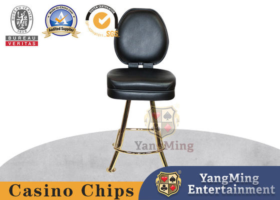 acheter Chaises jaunes titaniques de jeu de casino de nerf de boeuf d'acier inoxydable fabrication en ligne