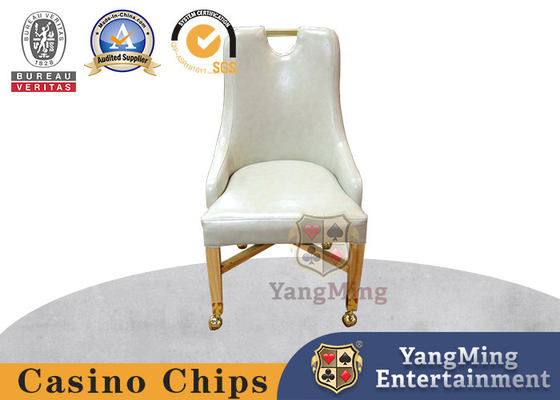 acheter Cuir fait sur commande à extrémité élevé d'unité centrale de simulation de chaises de pièce de tisonnier de club privé fabrication en ligne