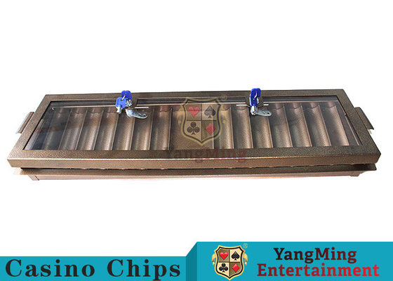 acheter Métal consacré Chip Tray Space - économie de casino de divertissement avec la rangée 14 fabrication en ligne