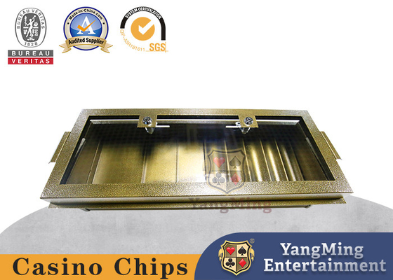 acheter Tisonnier à une seule couche Chip Tray With Lock de fer en métal de combinaison de 8 rangées fabrication en ligne
