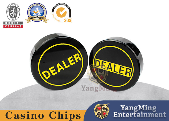 acheter Double dessus de table de gravure dégrossi rond Texas Holdem Button For Casino fabrication en ligne