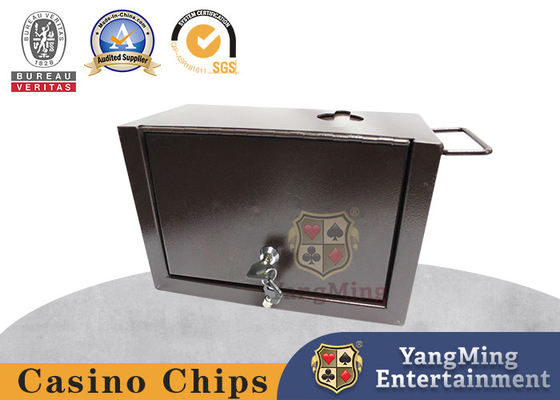 acheter Full Metal Iron personnalisé pour les jeux de poker, table de jeux de divertissement, accessoires, boîte à pièces fabrication en ligne