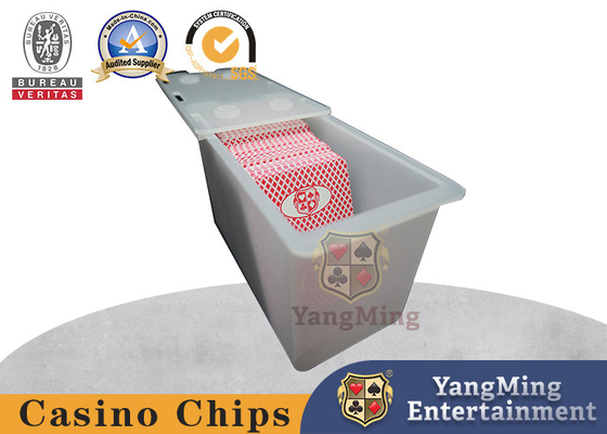 acheter La boîte imperméable de Dull Polish Poker Card Storage de casino de 8 plate-formes a scellé l'épaisseur de 3mm fabrication en ligne