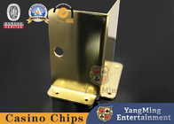 Metal Poker Card Holder Electroplated Gold Appearance Casino Game Desktop Pin Holder