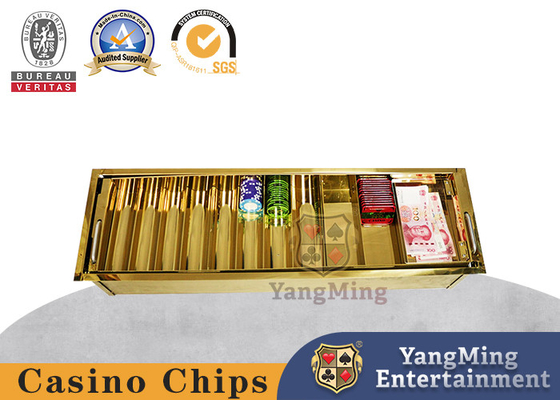 acheter Tisonnier titanique fait sur commande Chip Rack With Cover de Tableau de baccara de double couche fabrication en ligne