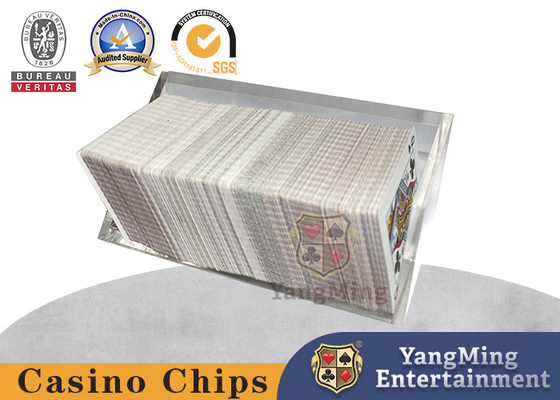 acheter Acrylique entièrement transparent 8 ensembles de jeux triangulaires personnalisés Table de table Table de table Porteurs de cartes jetables fabrication en ligne