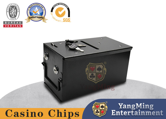 acheter Boîte d'argent liquide en métal de carte d'astuces de partie supérieure du comptoir de Texas Holdem Gaming Table Customized fabrication en ligne