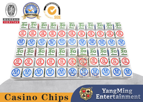 Jeu de table de poker de baccarat sur mesure au casino, banquier manuel