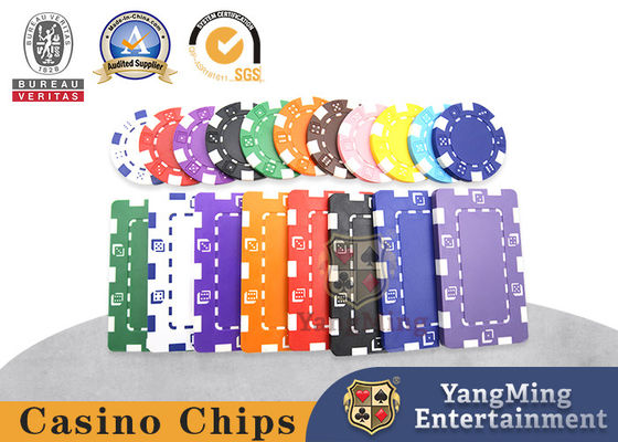 11.5g Nouveau multi-couleur puces ABS plastique Texas Baccarat Casino personnalisé