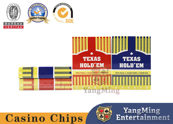 Cartes de jeu de tisonnier de Matte Type Printing Gambling Frosted de cartes de jeu de casino de GV
