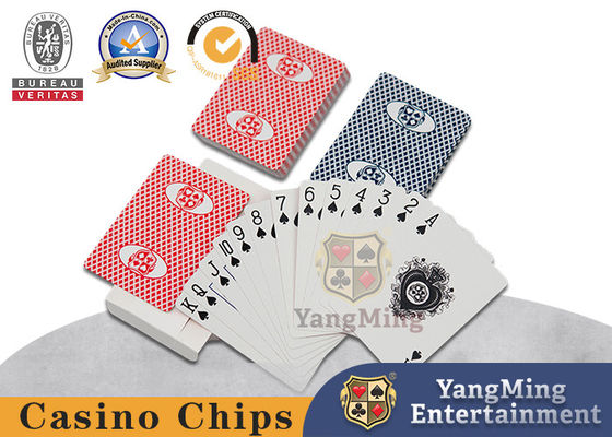 Factory Customized Casino Professional Brand New Playing Cards Red And Blue In Stock