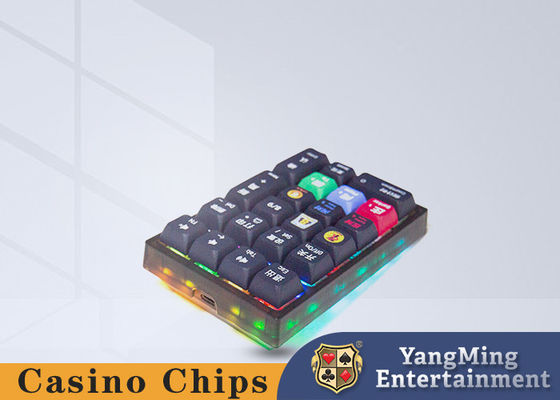 Sur le site Baccarat Table de poker Entrée Noir Petit clavier Design bilingue en chinois et en anglais