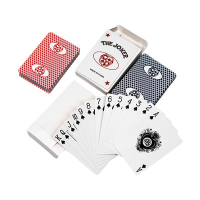 310g de cartes de poker de casino allemand Blackchip personnalisées à deux couleurs Design Baccarat Dragon Tiger Cartes de table de poker