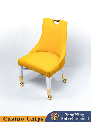 Chaise à manger à poulie métallique portable Table de jeu personnalisation Baccarat Chaise de joueur Texas Hold'Em