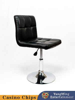 Bureau Commercial Chaise d'ascenseur noire Texas Club Baccarat Table de jeu de poker Chaise de croupier de jeu