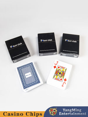 Nouveaux Produits Texas Grands caractères Cartes en plastique à deux couleurs Poker Table Game Table Top Cartes à jouer