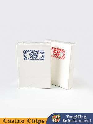Cards de jeu de baccarat personnalisés Cards en plastique imperméables en PVC