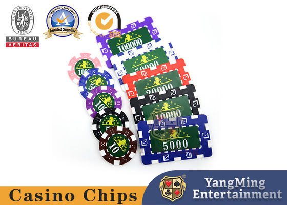 Club en céramique de jeu RFID UV Chips Set Of de tisonnier 760 PCs avec la boîte