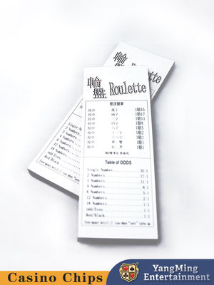 Exemple de cartes de table de poker personnalisées pour les fabricants de table de règles de jeu de roulette de casino