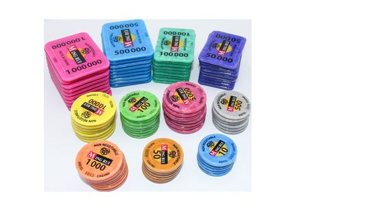 Jeux de table de poker.