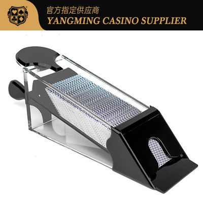 Acrylique Translucide 8 Deck Chaussures de concessionnaire Club de casino divertissement loisirs divertissement Table haut chaussure de concessionnaire