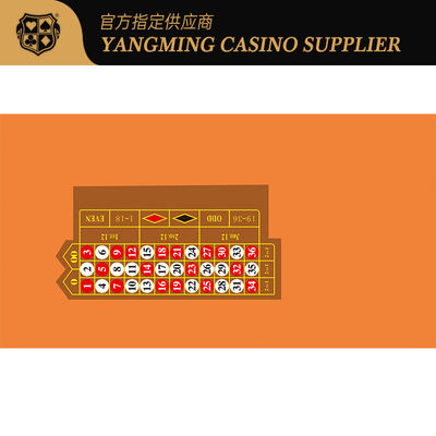 Tableau de jeu de roulette double 0 sur mesure Baccarat Texas Tableau de poker Tableau de jeu