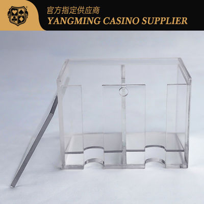 Boîtes de déchets en acrylique sur mesure en gros pour les jeux de poker.