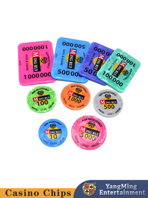 Qualité en gros RFID Smart Chip Poker Chip Set Baccarat Jeu de divertissement de casino Code de puce d'identification intelligente