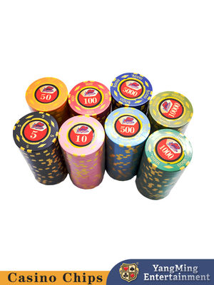 Vente de titres USA ABS Texas Hold'em Digital Stickers Chips Jeux de casino de divertissement Jeu de comptoir