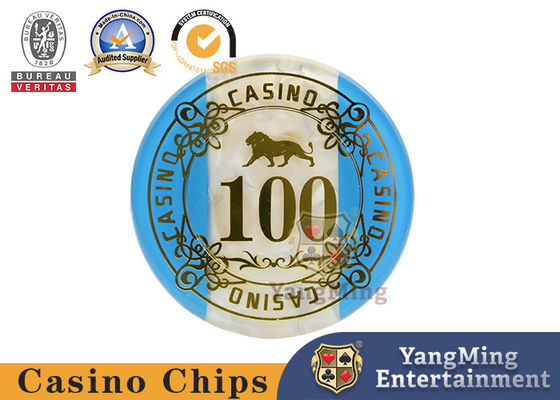 760 PCs Texas Hold ils tache anticontrefaçon d'usine de Clay Poker Fancy Chip Set d'ABS de Chip Currency American de noyau de jeu