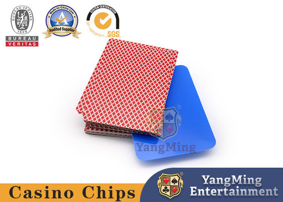 Carte de jeu adaptée aux besoins du client en plastique de jeu de Tableau de baccara de 4 de couleur de casino accessoires 100% de jeu