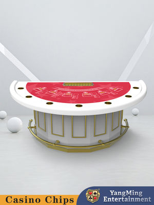 Délicieux amélioré Bar à demi-ronde Protecteur Table de poker Black Jack Casino Club Entretien Table de jeu de poker