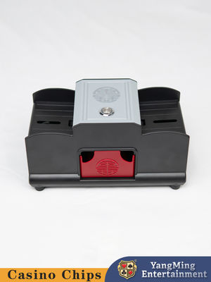 Conception du fabricant 2 Decks Automatique de jeu de poker Shuffler Casino Club de jeu de poker High Speed Shuffler silencieux