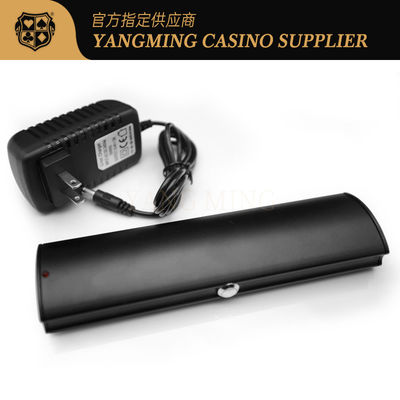 Vente à chaud Black Wireless Rechargeable Jeux de cartes à jouer Chips UV vérificateur pour les jeux de divertissement de casino club