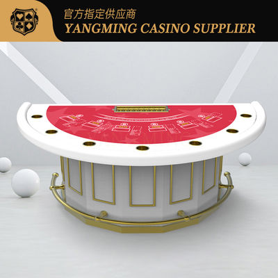 Table de poker de casino de luxe améliorée sur mesure