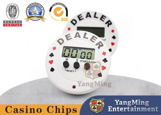 Texas Hold'em Club VIP Compétition internationale Températeur électronique rond Plastique Zhuang Code Dealer Appuyez sur le compte à rebours Températeur Spécial pour Casino