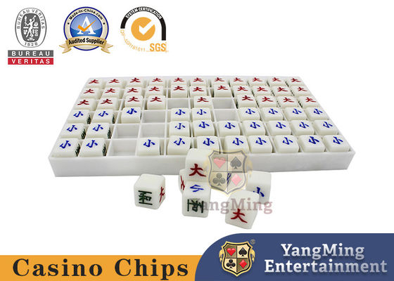 Les accessoires durables de jeu de casino sculptent le résultat de Dragon Sic Bo Cards Games de club de Macao