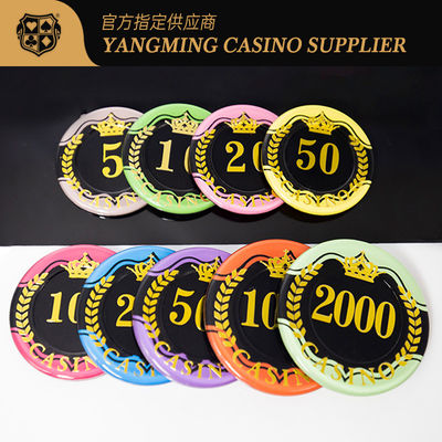Fabrique personnalisé 14g Casino Grade Sand Surface personnalisé puces RFID