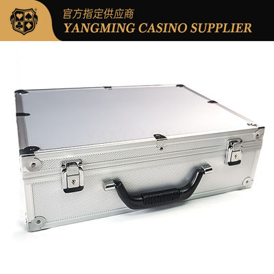 Casque de puce en aluminium avec poignée Table de poker standard Dedicated Can Fix Round And Square Chips