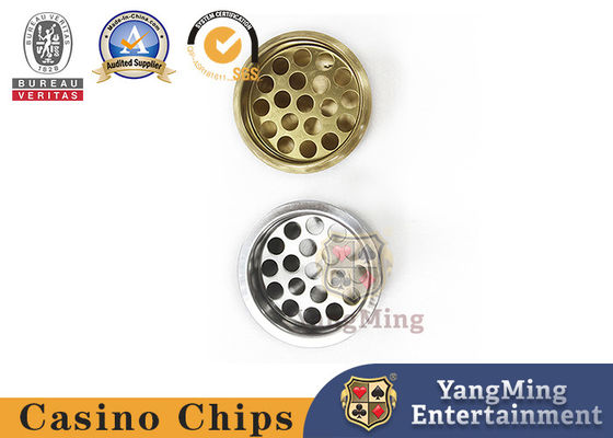 accessoires Texas Hold de jeu du casino 70g ils ajourner la baisse d'acier inoxydable dans l'écran de cendrier pour des supports de boissons de Tableau de tisonnier