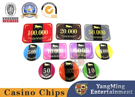 Les puces de jeux de hasard RFID sont des puces de valeur pour les jeux de table de casino.