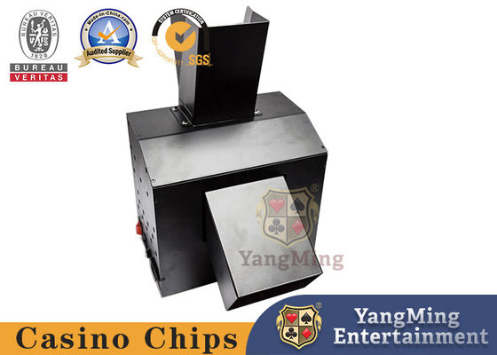Produits de jeux de hasard Casino ABS Carte de poker de qualité de papier Entretien Carte de jeu en métal Shredder Texas Chips Personnaliser