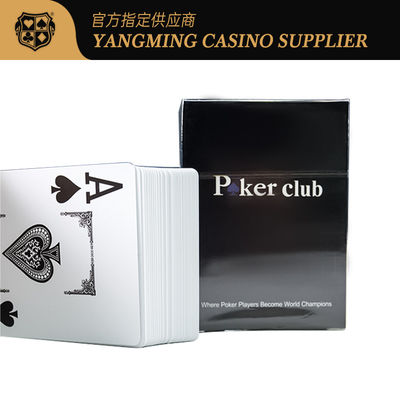 100% PVC étanche aux eaux Texas Hold'em Cartes de poker 88*63mm Deck Rouge bleu Couleur de jeu Cartes en plastique
