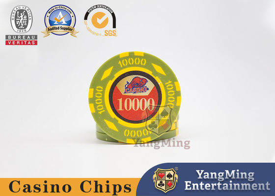 Jetons de poker en argile 12g Casino Table Texas Table Club Jeu de hasard Jeu de puces UV Anti-contrefaçon
