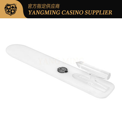Tableau de livraison de poker blanc Logo personnalisable Bacardi Fournitures de divertissement de casino Accessoires