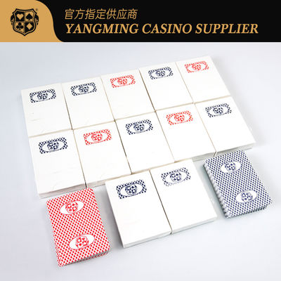 Cartes de poker noires à logo personnalisé standard de casino Cartes de poker noires pour table de jeu de poker